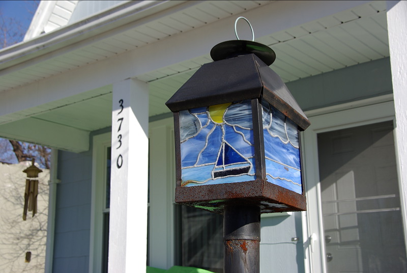 Painted lantern
