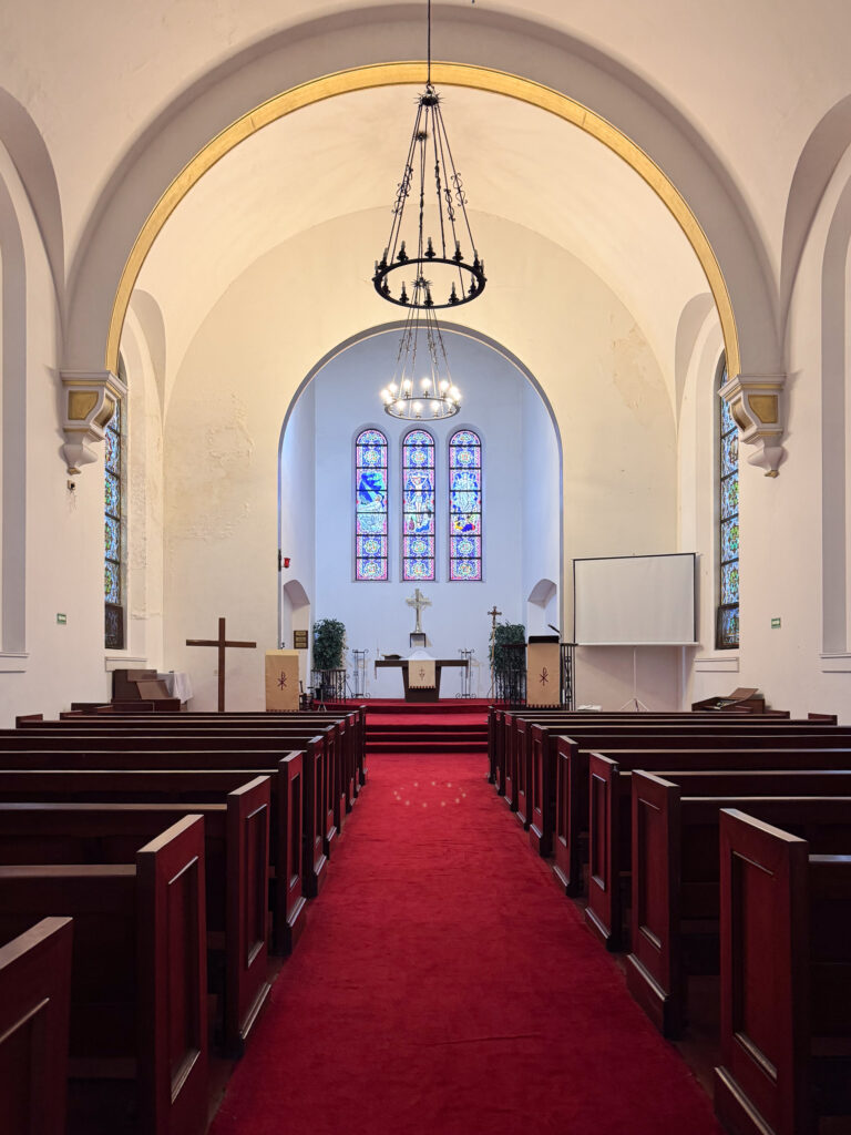 Interior of Iglesia Luterana El Buen Pastor